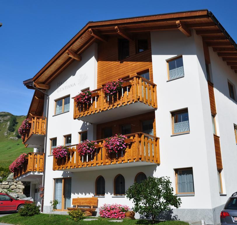 Ferienwohnung Haus Gentiana Samnaun Exterior foto